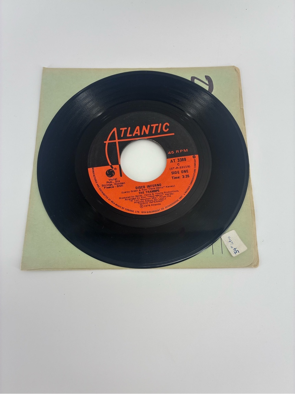 VTG Record - Disco Inferno The Trammps